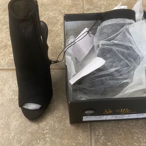 Windsor Open Toe Mesh Bootie